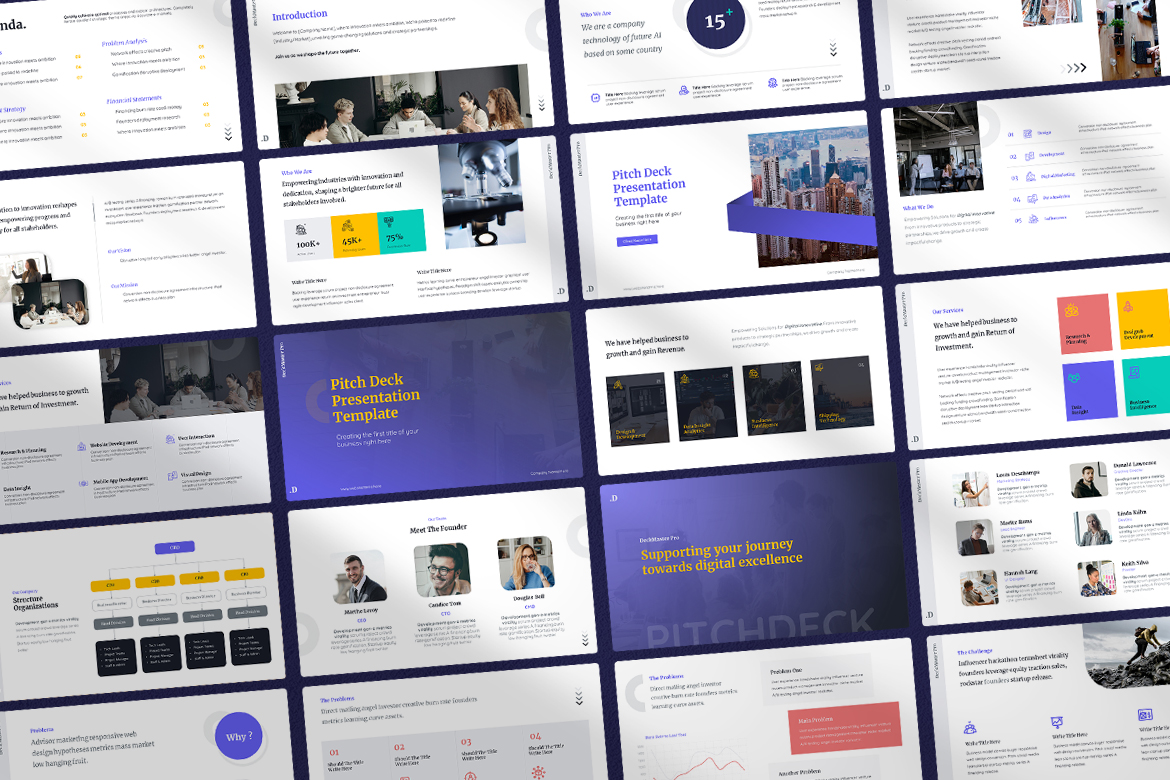 DeckMaster Pro - Pitch Deck Presentation Template Screen 4