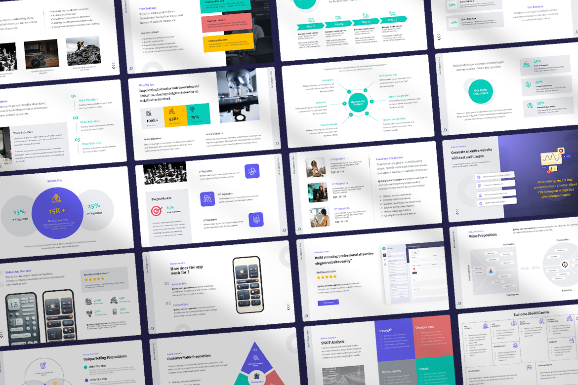 DeckMaster Pro - Pitch Deck Presentation Template Screen 2