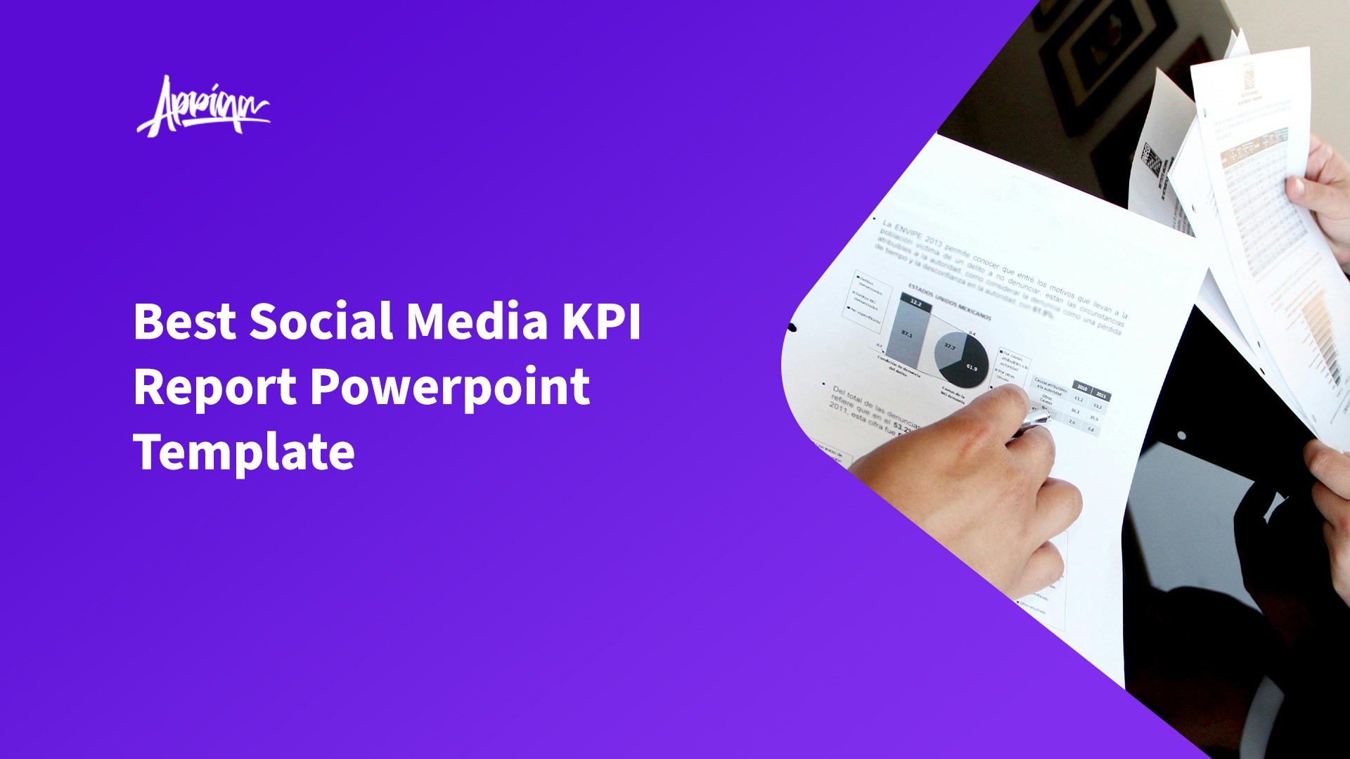 Best Social Media KPI Report Powerpoint Template