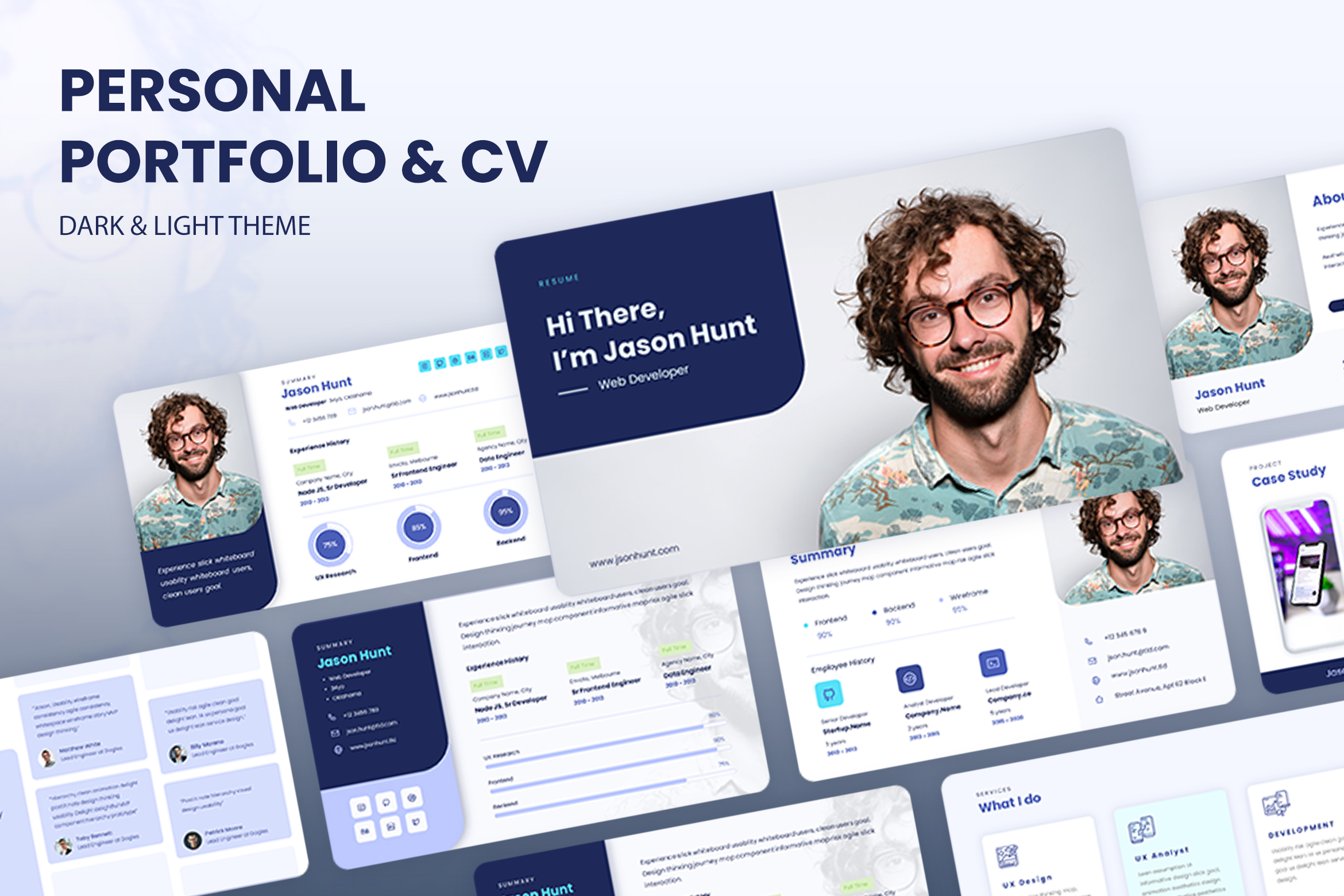 JSON - CV Resume Portfolio for UX Designer & Developer
