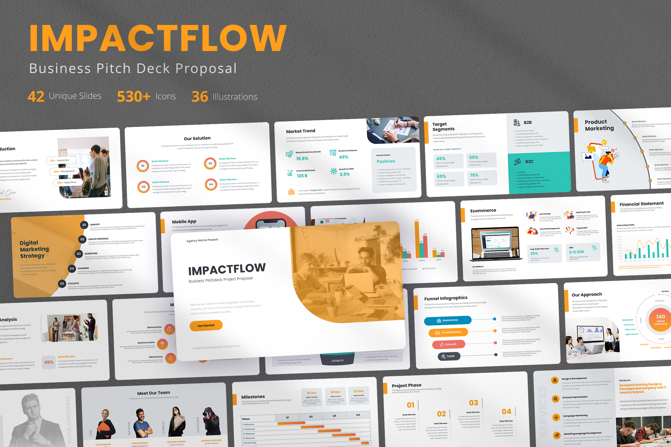 Business Pitch Deck Presentation Proposal